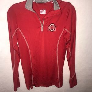 Ohio State quarter zip pullover medium